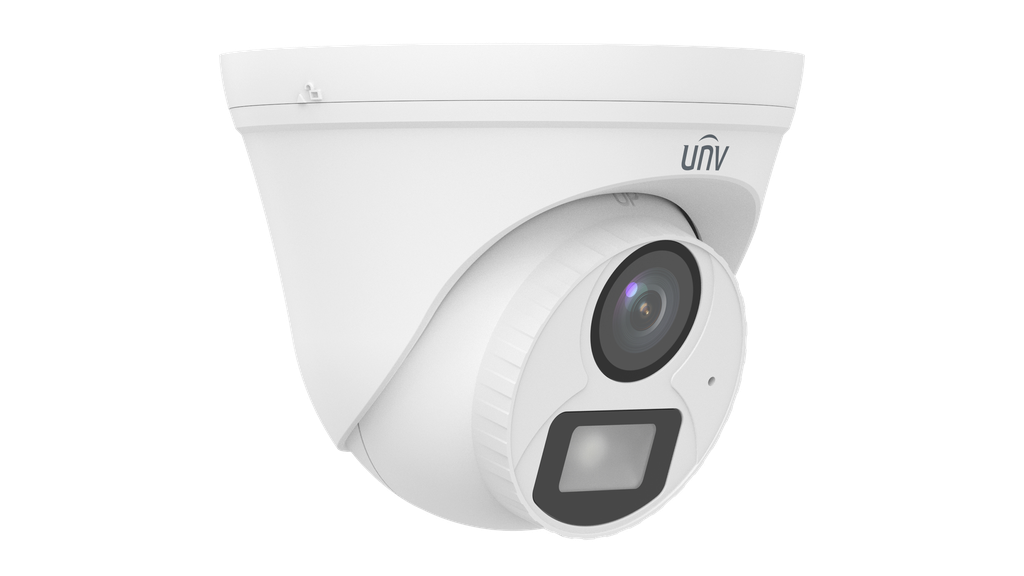 CAMARA ANALOGA TORRETA 2MPX DUAL LIGTH 20MTS AUDIO TVI-CVI PLASTICO IP67 UNV
