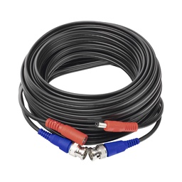 [VP-BD38-20M] CABLE ARMADO BNC VIDEO Y VOLTAJE 20MTS